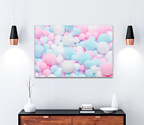 Obraz Pastelové pompomy 1887